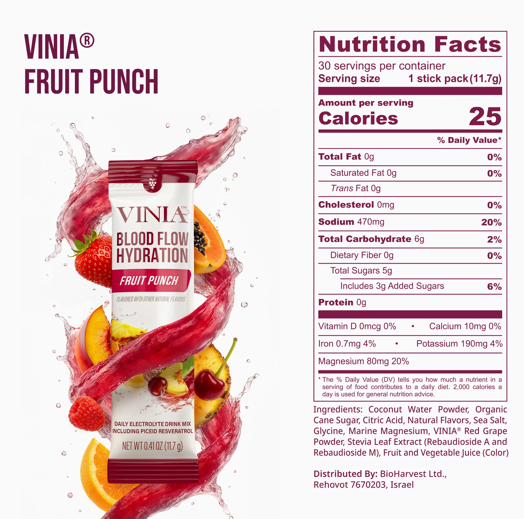 VINIA® Hydration Fruit Punch - Image 4